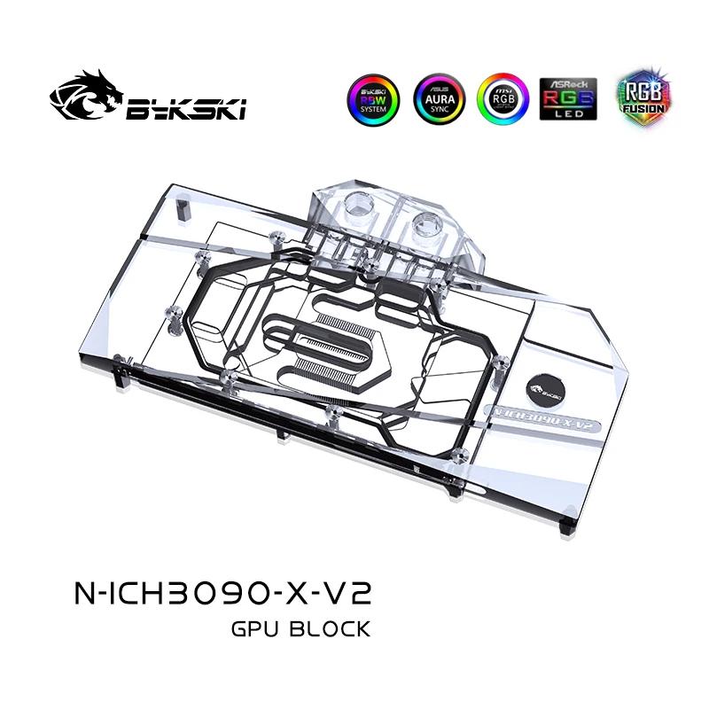Bykski N-ICH3090-X-V2 GPU  , INNO3D/AX RTX3090/3080 ̽ 巡   ׷ ī   RGB AURA